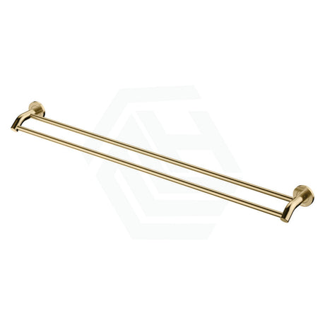 Fienza Kaya 900mm Double Towel Rail, Urban Brass