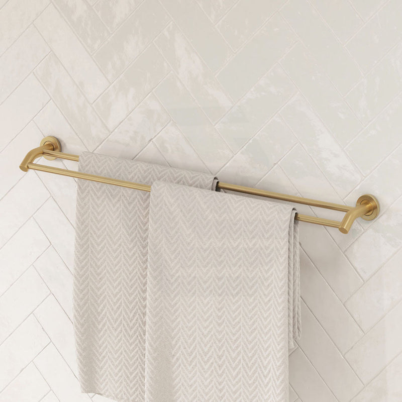 Fienza Kaya 900Mm Double Towel Rail Urban Brass