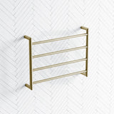 G#2(Gold) Fienza Kaya Heated Towel Rail 600Mm 4/6/9 Bars Rails