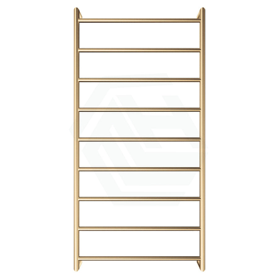 G#2(Gold) Fienza Kaya Heated Towel Rail 600Mm 4/6/9 Bars 9 Rails