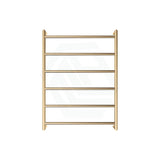 G#2(Gold) Fienza Kaya Heated Towel Rail 600Mm 4/6/9 Bars 6 Rails