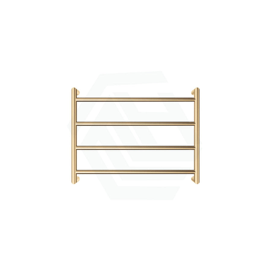 G#2(Gold) Fienza Kaya Heated Towel Rail 600Mm 4/6/9 Bars 4 Rails