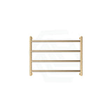 G#2(Gold) Fienza Kaya Heated Towel Rail 600Mm 4/6/9 Bars 4 Rails