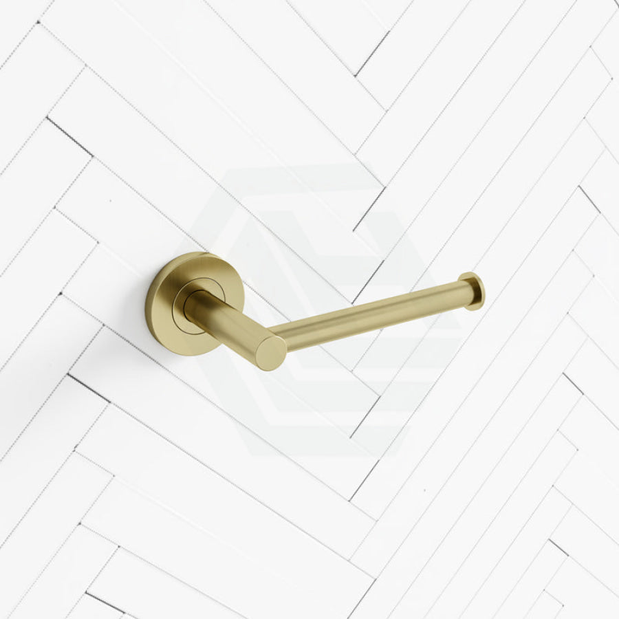 G#2(Gold) Fienza Kaya Roll Holder Urban Brass Brushed Gold Toilet Paper Holders