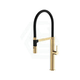 G#2(Gold) Fienza Kaya Urban Brass 360 Swivel Pull Down Kitchen Sink Mixer Tap Mixers