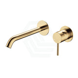 G#2(Gold) Fienza Kaya Urban Brass Basin/Bath Wall Mixer Dress Kit Only Round Plates 200Mm Outlet