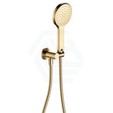 G#2(Gold) Fienza Kaya Urban Brass Hand Shower With Round Plate Handheld Sets