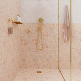 G#2(Gold) Fienza Kaya Urban Brass Hand Shower With Round Plate Handheld Sets