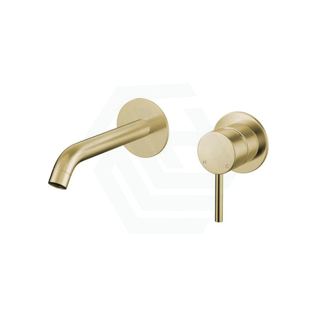 G#2(Gold) Fienza Kaya Wall Basin Bath Mixer Set 160Mm Multi-Colour Bath/Basin Tap Sets