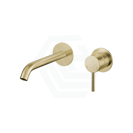 G#2(Gold) Fienza Kaya Wall Basin Bath Mixer Set 200Mm Multi-Colour Bath/Basin Tap Sets