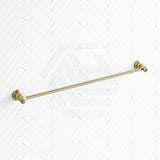 G#2(Gold) Fienza Lillian 810Mm Towel Rail Urban Brass Brushed Gold Rails