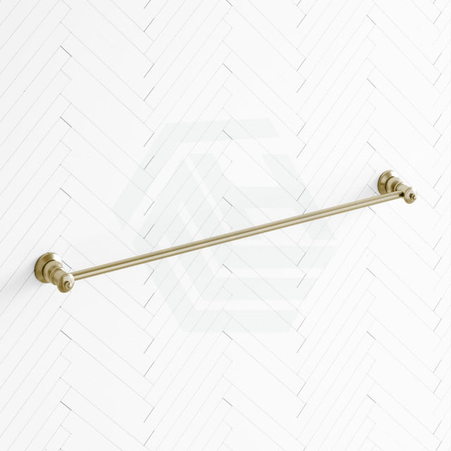 G#2(Gold) Fienza Lillian 810Mm Towel Rail Urban Brass Brushed Gold Rails