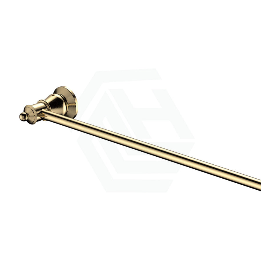 Fienza Lillian Towel Rail Urban Brass Brushed Gold Rails