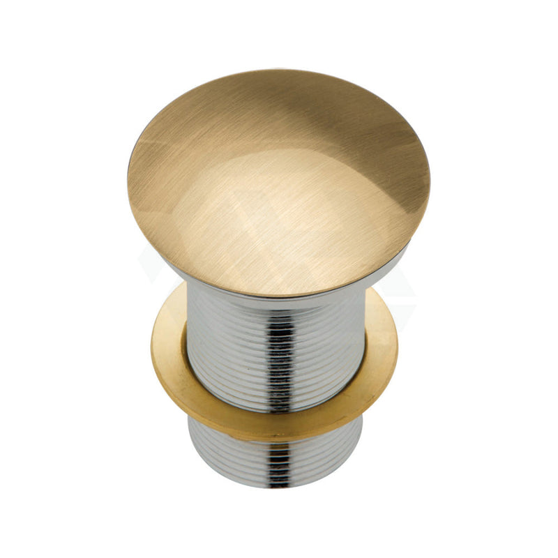 Metal Cap Pop Up Waste No Overflow Urban Brass