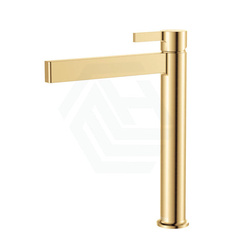 G#2(Gold) Fienza Sansa Tall Basin Mixer Urban Brass Solid Mixers