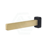 Fienza Sansa Urban Brass Solid Wall Spout For Bathroom Matt Black Spouts