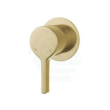 G#2(Gold) Fienza Sansa Wall Mixer Urban Brass Small Round Plate Mixers