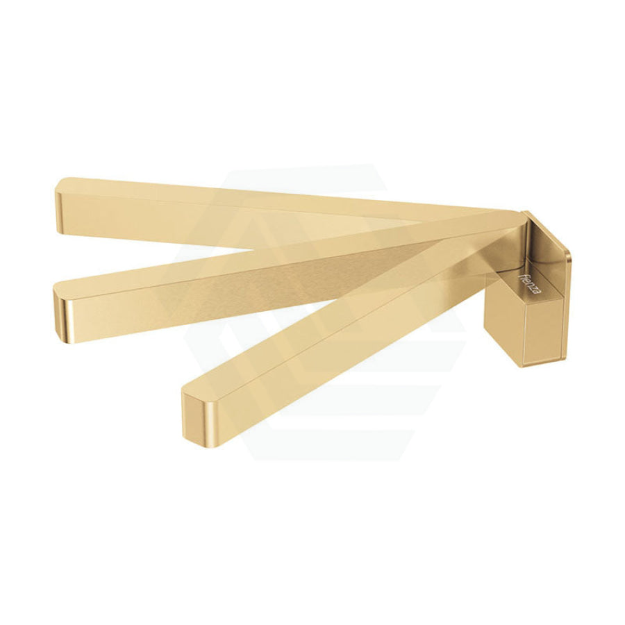 G#2(Gold) Fienza Tono Urban Brass Swivel Bath Outlet Brushed Gold Wall Spouts