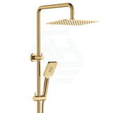 G#2(Gold) Fienza Tono Urban Brass Twin Shower Top Water Inlet Showers