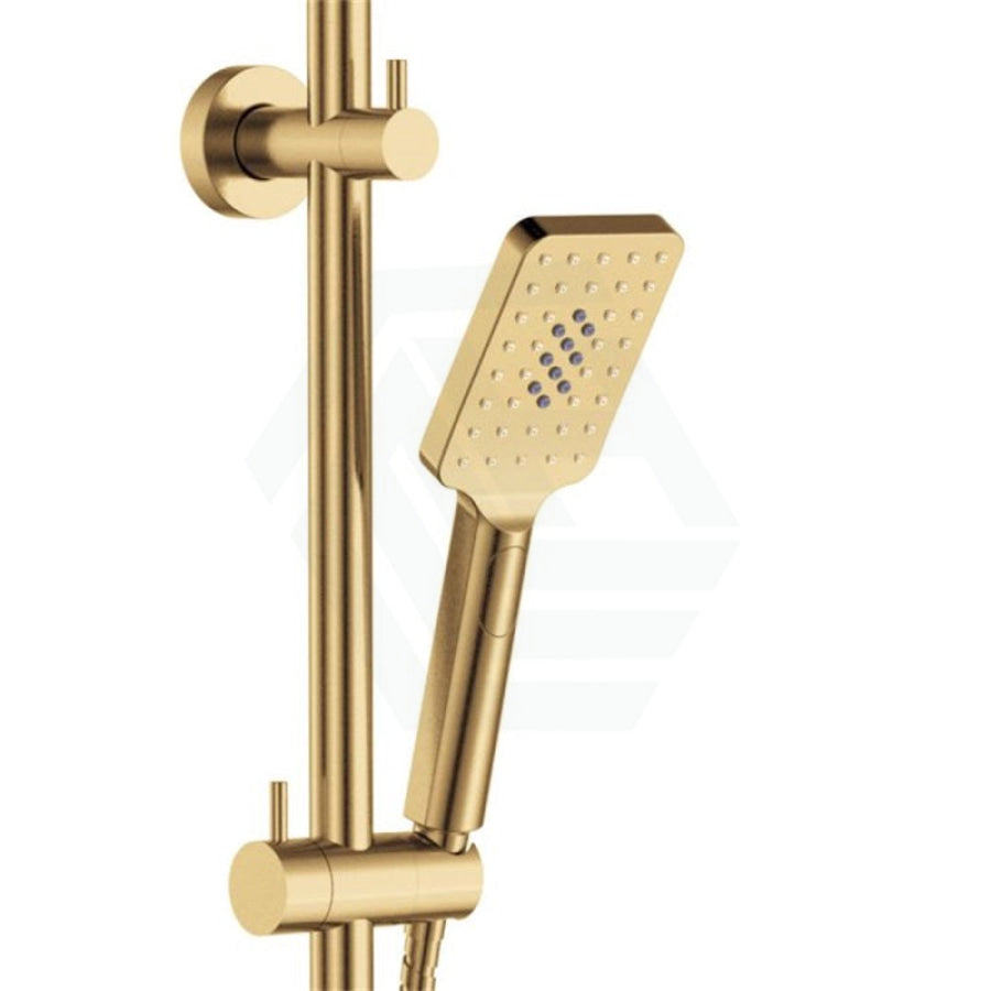 G#2(Gold) Fienza Tono Urban Brass Twin Shower Top Water Inlet Showers