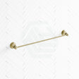 G#2(Gold) Ikon Clasico Single Towel Rail 600/800Mm Brushed Gold Rails