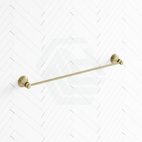 G#2(Gold) Ikon Clasico Single Towel Rail 600/800Mm Brushed Gold Rails