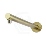 G#8(Gold) Meir 400Mm Round Wall Mounted Shower Arm Tiger Bronze Black Arms