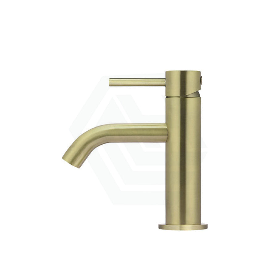 G#2(Gold) Meir Piccola Tiger Bronze Short Basin Mixer Tap Solid Brass Mixers