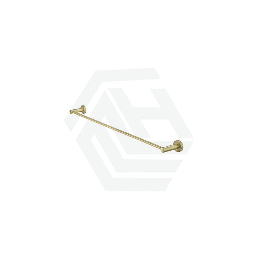 Meir Round Single Towel Rail 600Mm Pvd Tiger Bronze Brushed Gold Rails