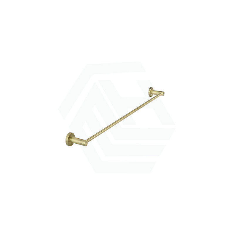 Meir Round Single Towel Rail 600Mm Pvd Tiger Bronze Brushed Gold Rails