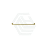 Meir Round Single Towel Rail 600Mm Pvd Tiger Bronze Brushed Gold Rails