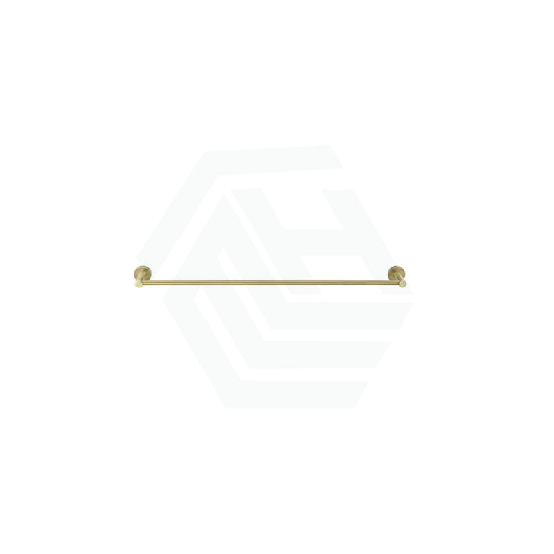 Meir Round Single Towel Rail 600Mm Pvd Tiger Bronze Brushed Gold Rails