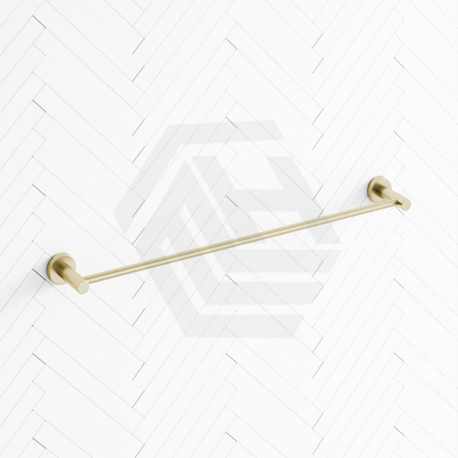 G#2(Gold) Meir Round Single Towel Rail 600Mm Pvd Tiger Bronze Rails