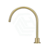 G#2(Gold) Meir Tiger Bronze Round Gooseneck High - Rise Swivel Hob Spout Basin/Bath Outlet Water