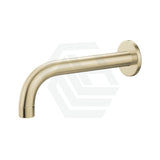 G#2(Gold) Meir Universal Solid Brass Round Curved Wall Spout Pvd Tiger Bronze Spouts