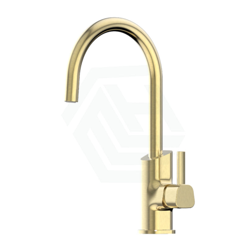 X - Class Xpressfit 304 Stainless Steel Brushed Gold Kitchen Mixer Swivel Sink Mixers