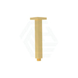 G#4(Gold) 316Mm Square Vertical Ceiling Shower Arm Brushed Gold Arms