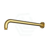 G#3(Gold) 400Mm Round Horizontal Shower Arm Brushed Gold Wall Mounted Arms