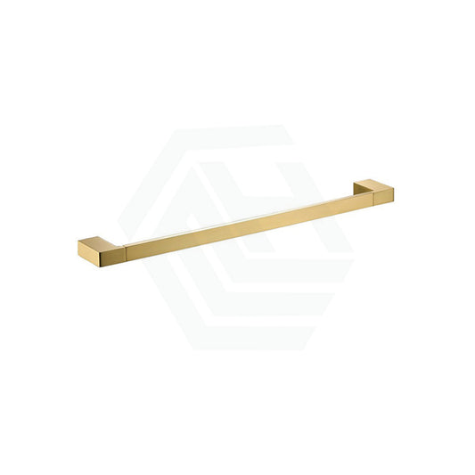 G#1(Gold) Ceram 600/800Mm Brushed Gold Single Towel Rail Brass & Zinc Alloy Rails