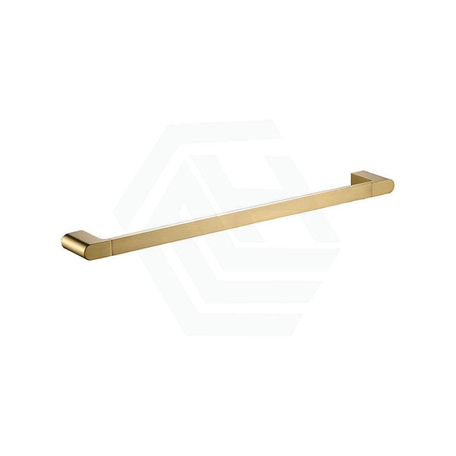 Flores 600/800Mm Single Towel Rail Brushed Gold 600Mm Rails