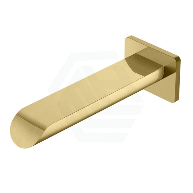 G#3(Gold) Ikon Kara Solid Brass Brushed Gold Bathtub Spout Wall Water Spouts