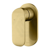 Ikon Kara Solid Brass Brushed Gold Wall Mixer