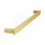 Linkware Gabe 600/800Mm Single Towel Rail Brushed Gold Rails