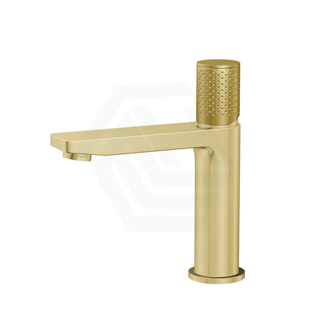 G#3(Gold) Linkware Gabe Basin Mixer Brushed Gold Short Mixers