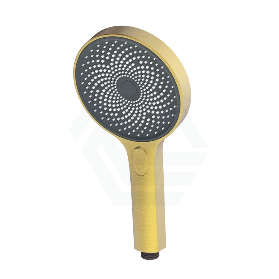 G#5(Gold) Linkware Gabe Hand Shower Brushed Gold Round Handheld Showers