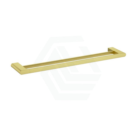 G#4(Gold) Cora 600/800Mm Double Towel Rail Brushed Gold Rails