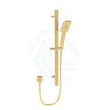 G#4(Gold) Eden Brushed Gold Sliding Handheld Shower On Rail With Water Inlet