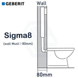 Geberit Frameless Inwall Concealed Cistern Sigma8 Push Button Available For Wall Floor Faced Pans