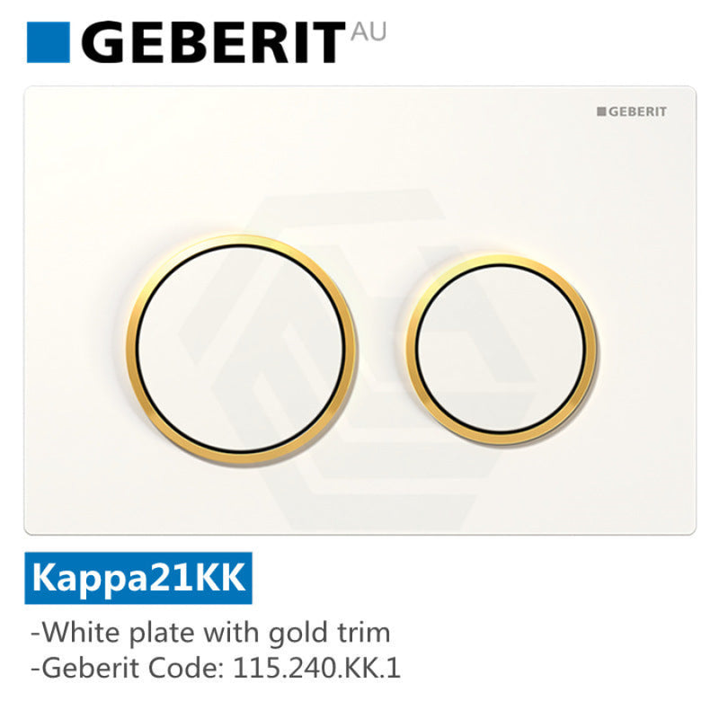 Geberit Kappa-F Framed Inwall Cistern Push Button Suitable For Wall Hung Toilet Pans Top Or Front