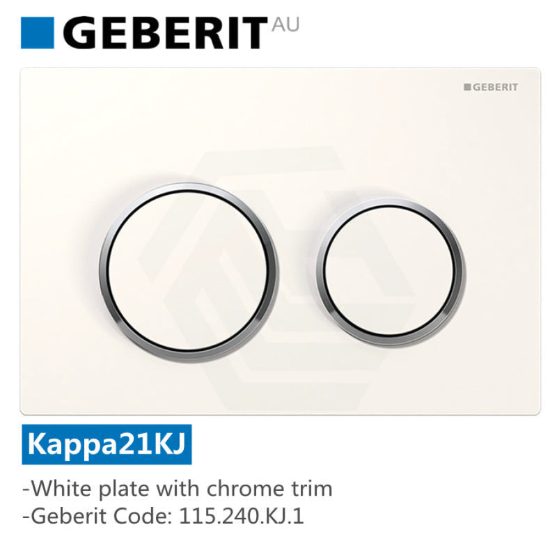 Geberit Kappa Frameless Inwall Cistern Button Suitable For Major Back To Wall S Or P Trap Toilet